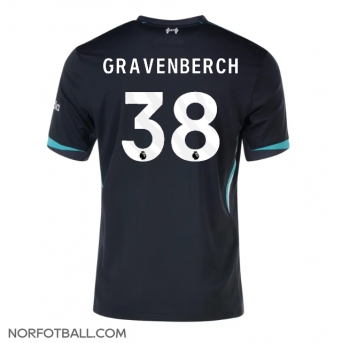 Billige Fotballdrakt Liverpool Ryan Gravenberch #38 Replika Bortedrakt 2024-25 Kortermet